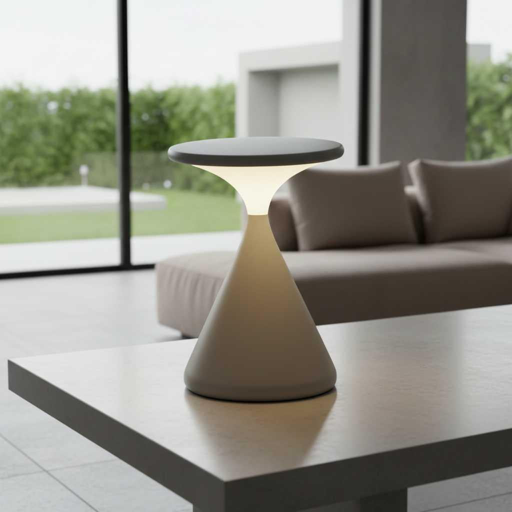 Aeron Hourglass | Lampe de Table Sans Fil