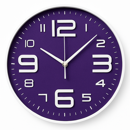 Horloge Murale Colorée | Design Ronde 30cm Enfant 2