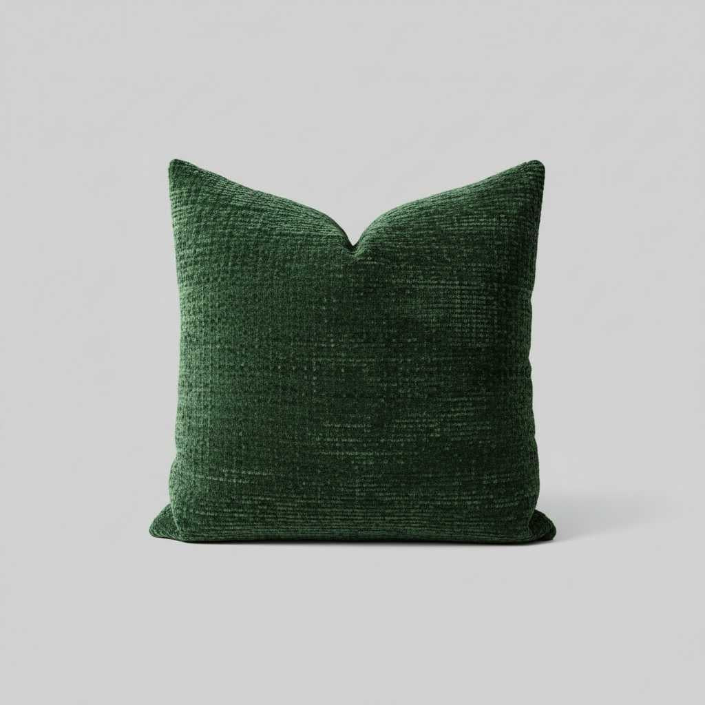 Housse de Coussin Chenille 40x40 | Décoration Intérieure