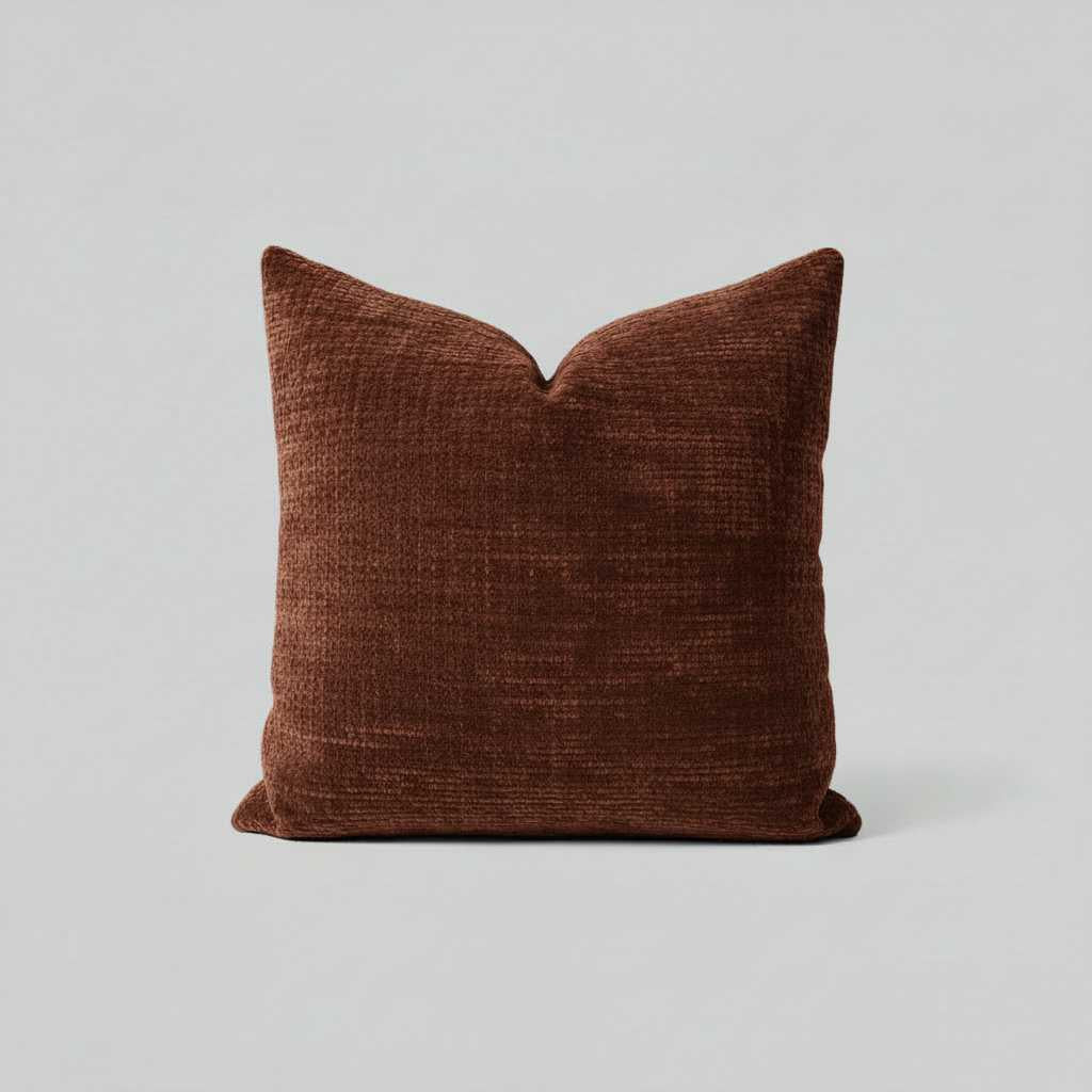 Housse de Coussin Chenille 40x40 | Décoration Intérieure