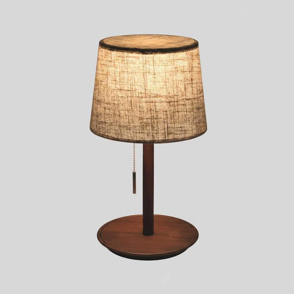 Lampe Gentle Glow | Lampe nordique en noyer