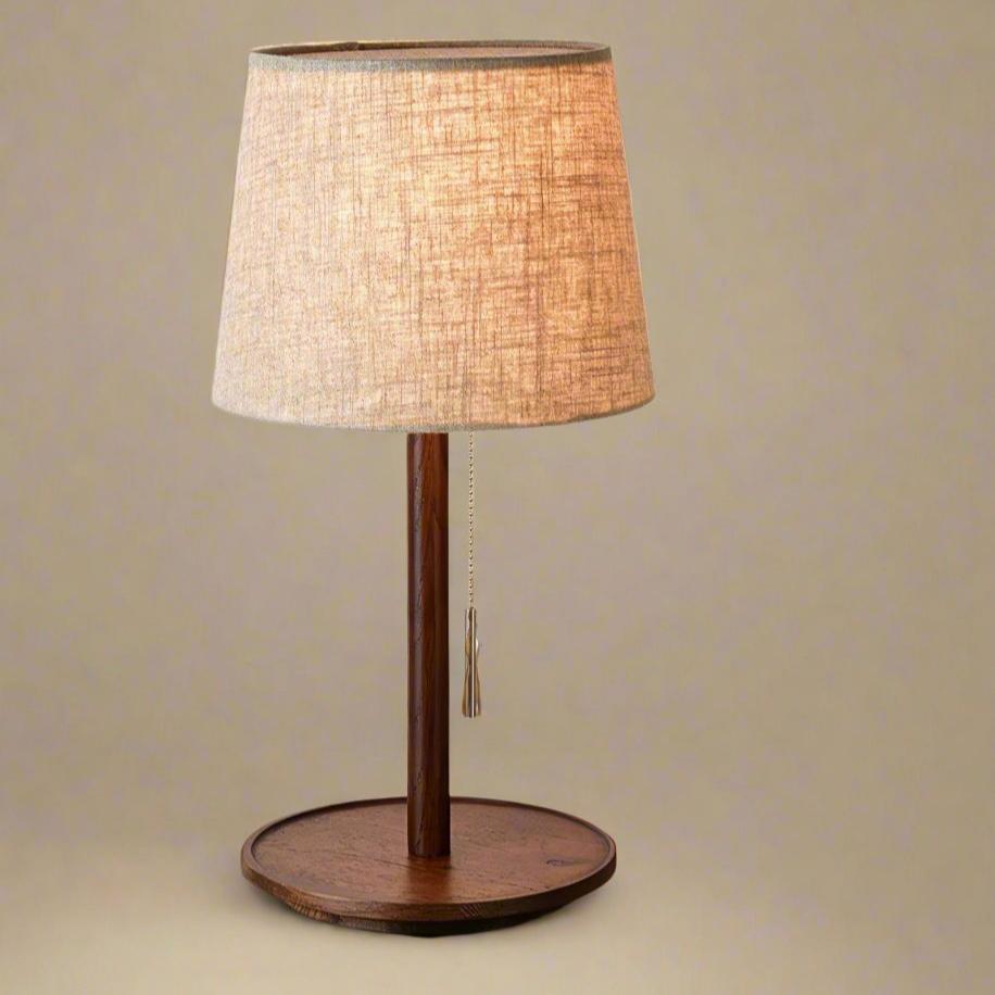 Lampe Gentle Glow | Lampe nordique en noyer 1