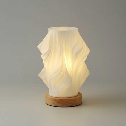 Lampe Wavecrest | Lampe de Table Contemporaine en Métal