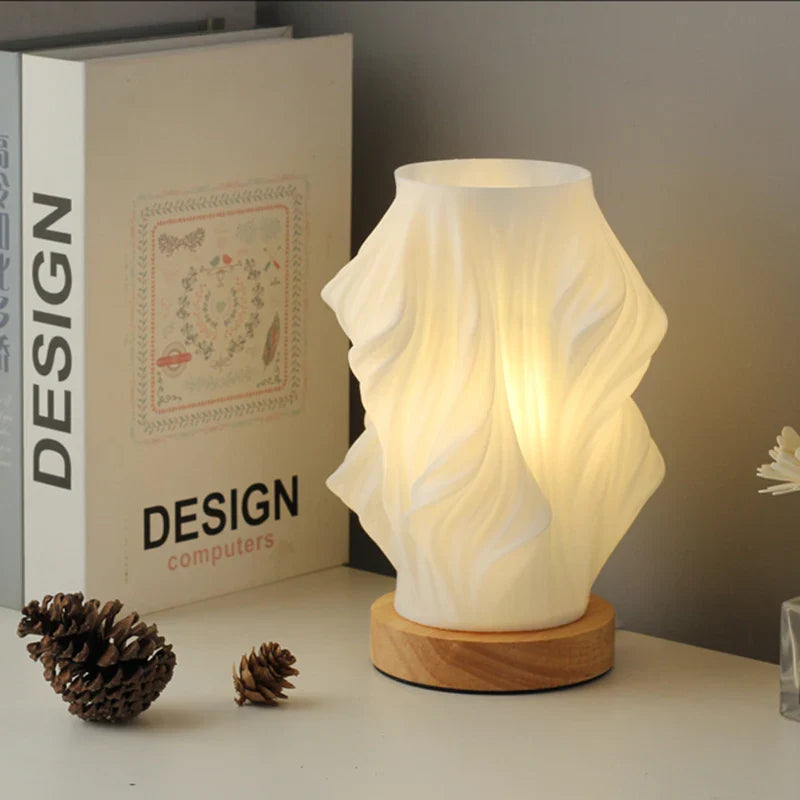 Lampe Wavecrest | Lampe de Table Contemporaine en Métal 5