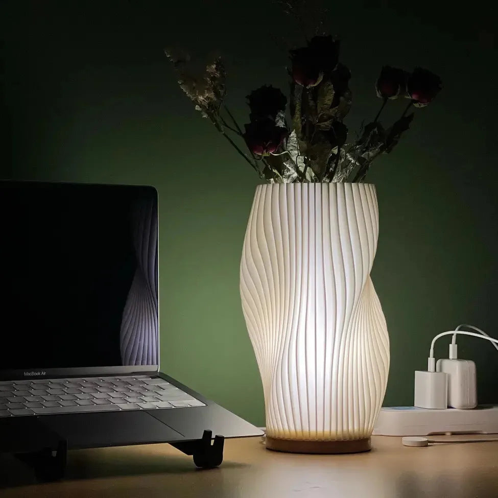 Lampe Wavecrest | Lampe de Table Contemporaine en Métal 8