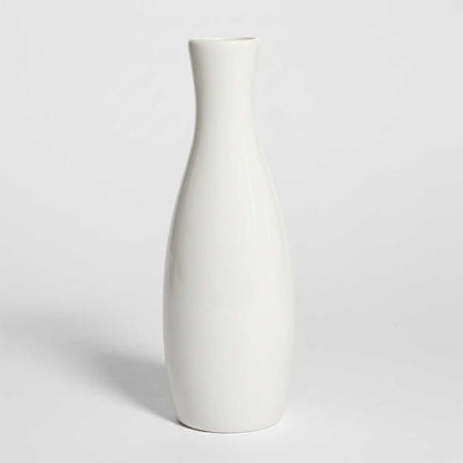 Vase Arrondi Moderne Blanc | Vase de Sol en Céramique