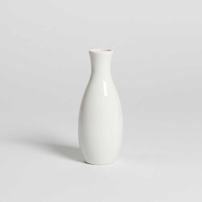 Vase Arrondi Moderne Blanc | Vase de Sol en Céramique