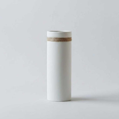 Vase Céramique Blanc | Vase Décoratif Japonais Moderne